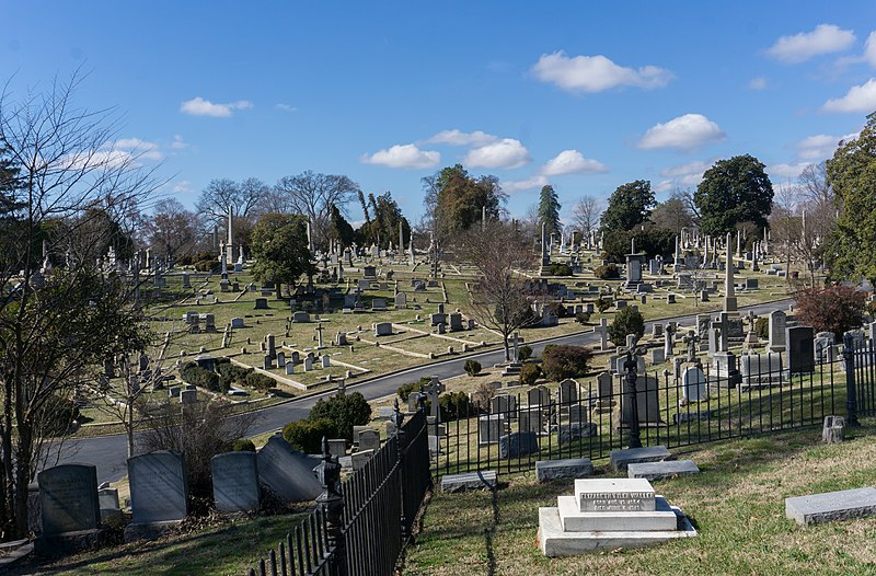 Le Hollywood Cemetery, aux États-Unis