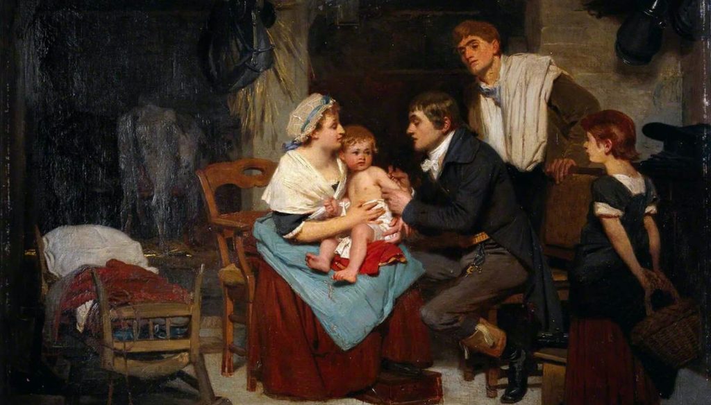 Vaccination d'un jeune enfant