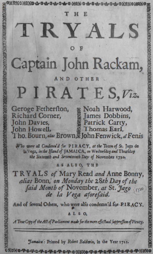 Les procès de Rackham et des autres pirates