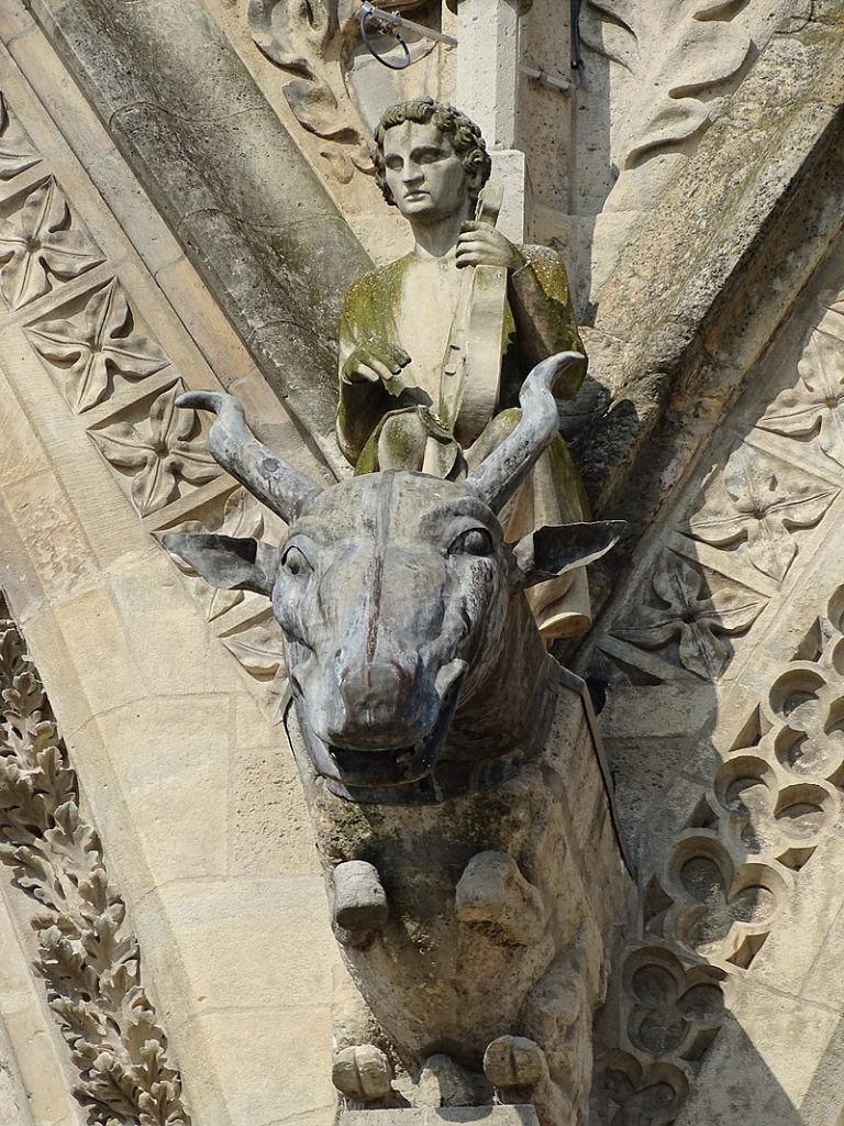 Gargouille de la cathédrale Notre-Dame de Reims